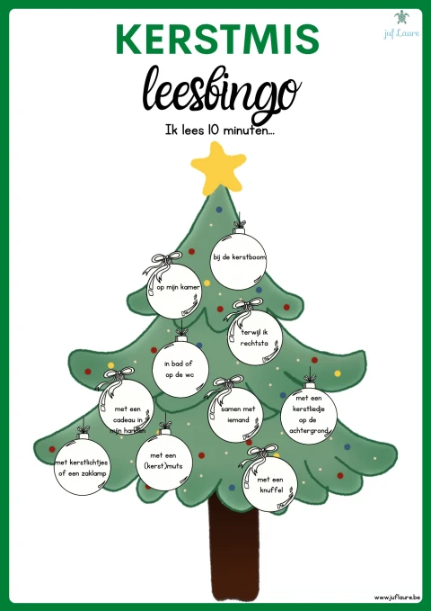 Leesbingo Kerst 1